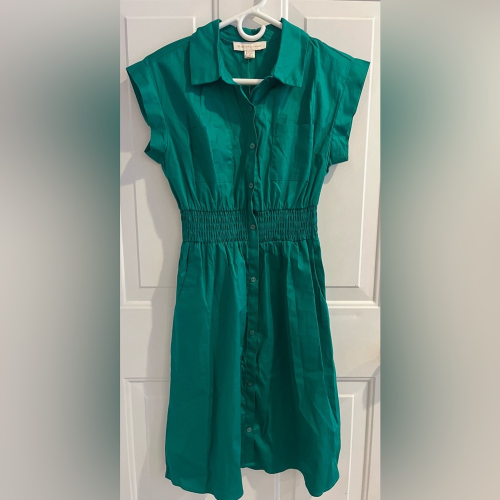 Monteau Green Midi Dress